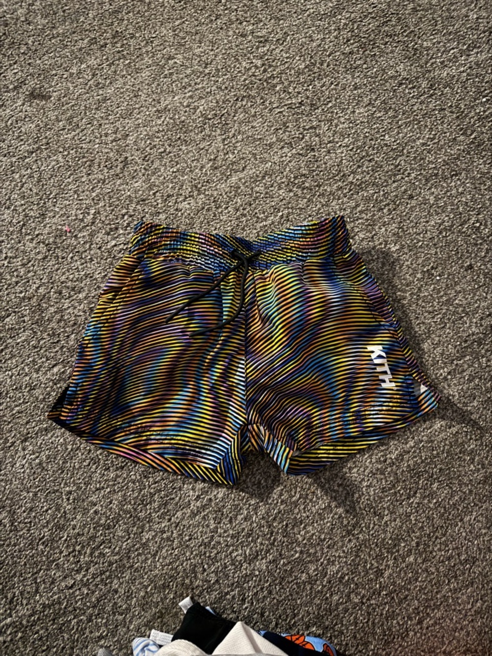 Kith Multicolor Swirl Kids Shorts